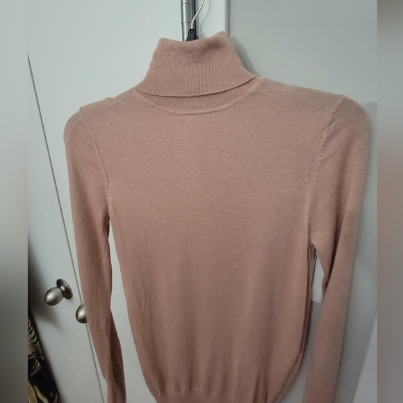 Pre-loved Guess Turtleneck Sweater, Light Pink, XS - Picture 3 of 7